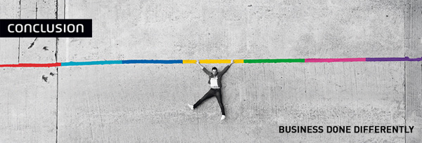 Conclusion - Business done differently