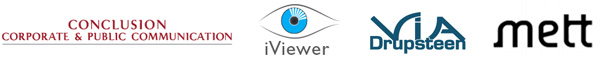 Conclusion Corporate & Public Communication, iViewer, VIA Drupsteen en Mett