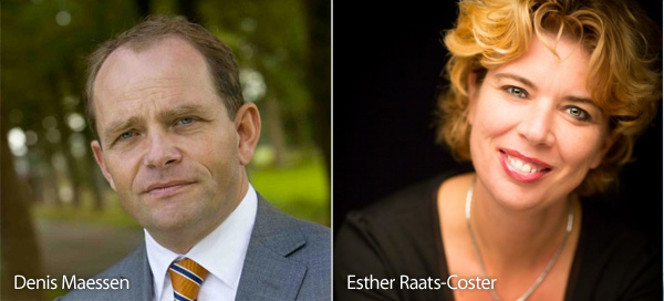 Denis Maessen en Ester Raats-Coster Denis Maessen en Ester Raats-Coster