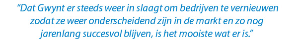 Gwynt zorgt voor vernieuwing
