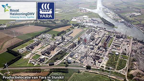 HaskoningDHV assetmanager van Yara terrein in Sluiskil