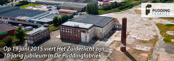 Het Zuiderlicht viert 10-jarig jubileum in De Puddingfabriek