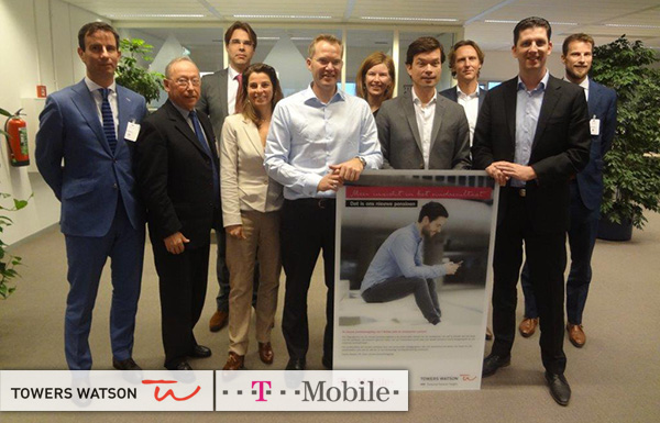 Het gezamenlijk team van T-Mobile en Towers Watson PPI