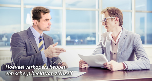 Hoeveel verkopers hebben een scherp beeld van zichzelf