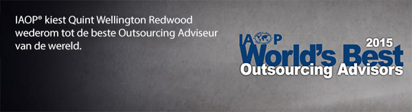 IAOP Quint Wellington Redwood, beste Outsourcing Adviseur van de wereld