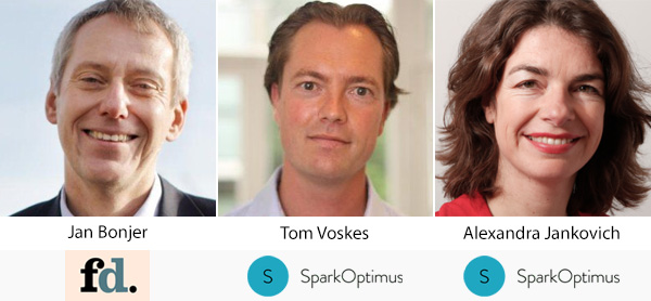 Jan Bonjer, Tom Voskes en Alexandra Jankovich