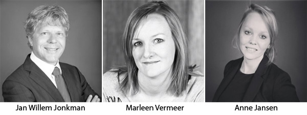 Jan Willem Jonkman, Marleen Vermeer en Anne Jansen
