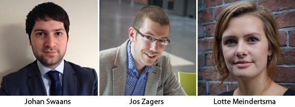 Johan Swaans, Jos Zagers en Lotte Meindertsma