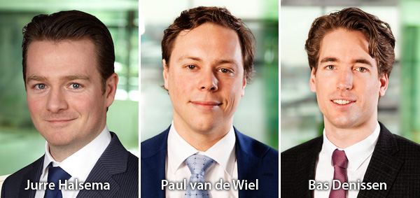 Jurre Halsema, Paul van de Wiel en Bas Denissen