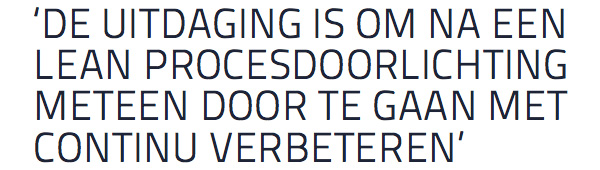 Lean en Continu Verbeteren