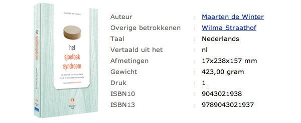 Maarten de Winter - Het Sjoelbaksyndroom