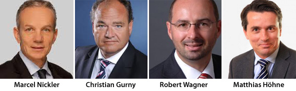 Marcel Nickler, Christian Gurny, Robert Wagner, Matthias Hohne