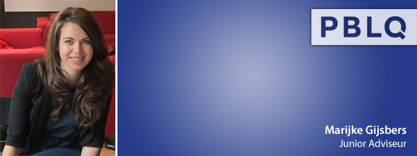 Marijke Gijsbers start als Junior Adviseur bij PBLQ