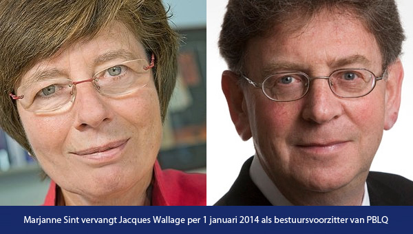 Marjanne Sint bestuursvoorzitter PBLQ