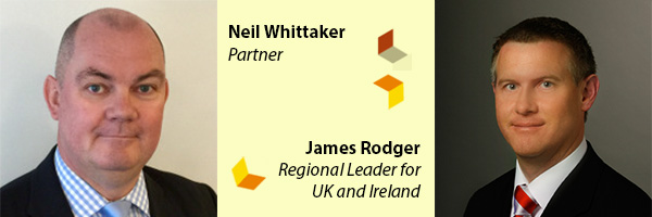 Neil Whittaker, Partner, James Rodger, Regional Leader for UK and Ireland