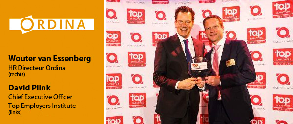 Ordina wederom verkozen tot Top Employer ICT sector