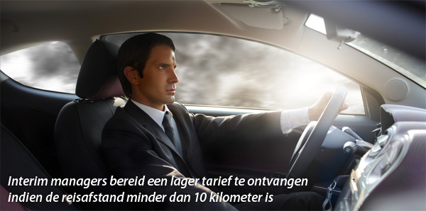 Reisafstand van invloed op tarief van interim manager Reisafstand van invloed op tarief van interim manager