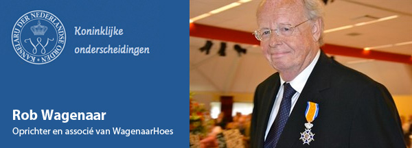 Rob Wagenaar onderscheiden