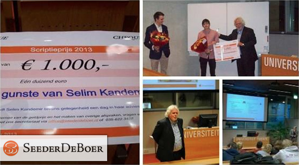 Selim Kandemir wint SeederDeBoer UT Scriptieprijs