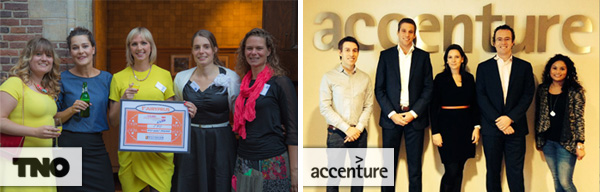 TNO en Accenture tijdens Young Professional of the Year verkiezing