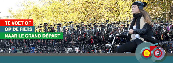 Te voet of op de fiets naar Le Grand Depart