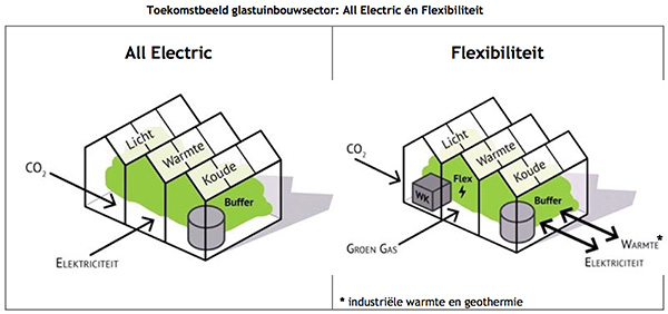 Toekomstbeeld glastuinbouwsector, All Electric en Flexibiliteit
