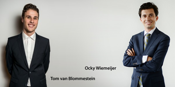 Tom van Blommestein en Ocky Wiemeijer Tom van Blommestein en Ocky Wiemeijer