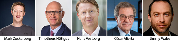 Zuckerberg - Hottges - Vestberg - Alierta and Wales Zuckerberg - Hottges - Vestberg - Alierta and Wales