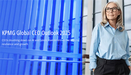 KPMG CEO Outlook: Ondanks economische zorg volop investeringen in AI, talent en duurzaamheid